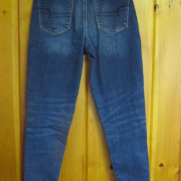 american Eagle Skinny Jeans sz 28 waist Comfy Blue Jeans Denim Blue Jeans 28x27 - Picture 3 of 6